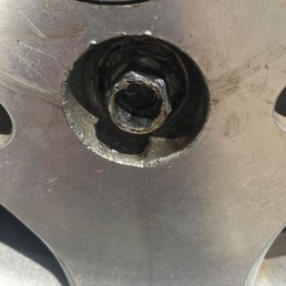 Shortly after returning to get the wheels balanced for the 2nd time.