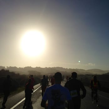 Monterey Bay Half Marathon - Wear a hat or sunglasses as this is the view for the first half of the race with the sun in front of you - Races & Competitions Near Me Monterey Bay Half Marathon - Wear a hat or sunglasses as this is the view for the first half of the race with the sun in front of you - Races & Competitions Near Me