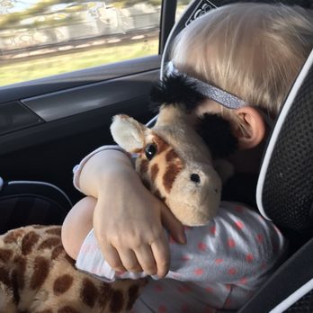 Nada - The giraffe that Cory, Adam, Gene, and severals others who we didn't catch the name of, gave to our daughter at dinner. - Mexican Near Me - Indianapolis, Indiana