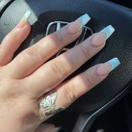 Spring time OCean side nails