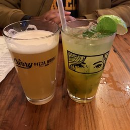 Laughing Monk (left) and Mango Mojito (right) Laughing Monk (left) and Mango Mojito (right)