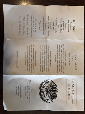 Menu photo 3 The Arbor Coffee House Warren, PA Menu photo 3 The Arbor Coffee House Warren, PA