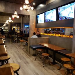 the inside of a restaurant