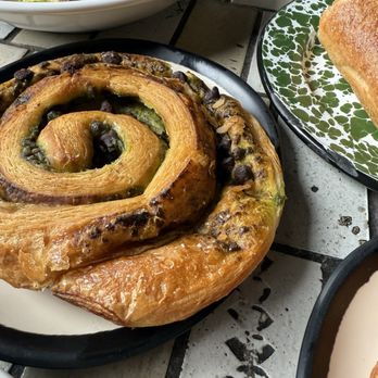 Clark Street Bakery - Matcha Chocolate Croissant - Breakfast & Brunch Near Me - Los Angeles, California