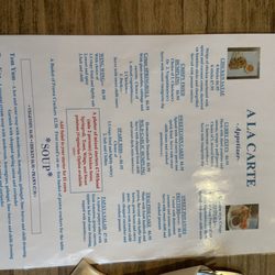 Bluerapa Thai - Menu