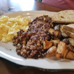 Maggie’s Table - Egg plate with Josh's hash