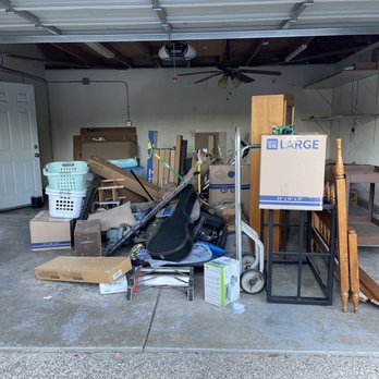 People Movers California - This is the pile of items these movers were hired to move but instead left behind in the home! - Movers Near Me - McClellan Park, California