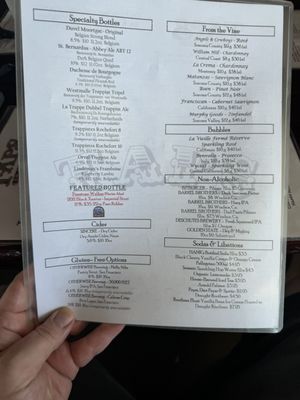 Menu photo 1 Taps Petaluma, CA Menu photo 1 Taps Petaluma, CA