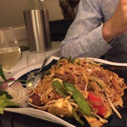 Vietnamese fried noodles with beef and vegetables Vietnamese fried noodles with beef and vegetables