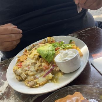 Julienne - Chilaquiles with chicken sausage - New American Near Me - San Marino, California Julienne - Chilaquiles with chicken sausage - New American Near Me - San Marino, California