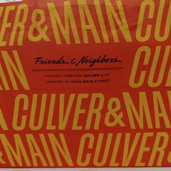 Culver & Main - Take out bag - Breakfast & Brunch Near Me - Culver City, California