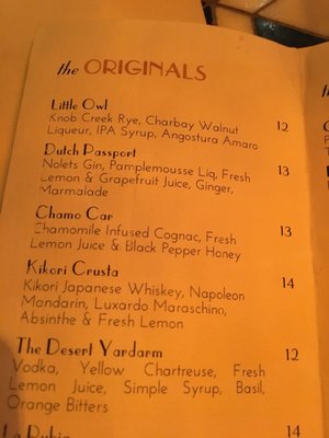 Menu photo 3 Seymour's Palm Springs, CA