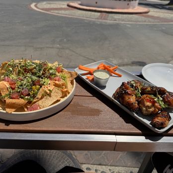 The Naughty Fox - Ahi Poke Nachos and Chicken Wings - New American Near Me - Avalon, California The Naughty Fox - Ahi Poke Nachos and Chicken Wings - New American Near Me - Avalon, California