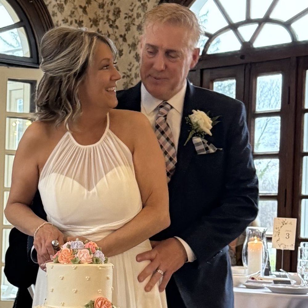 Octagon Salon & Spa - My husband and I at our wedding.. - Hair Salons Near Me - Gurnee, Illinois Octagon Salon & Spa - My husband and I at our wedding.. - Hair Salons Near Me - Gurnee, Illinois