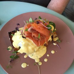 Whisky Business - Egg Benny with Smoked Salmon