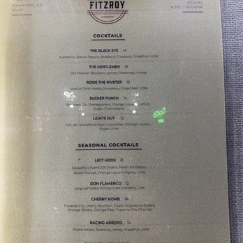 The Fitzroy - Menu - Gastropubs Near Me - Savannah, Georgia The Fitzroy - Menu - Gastropubs Near Me - Savannah, Georgia