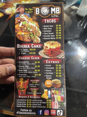 Menu photo 1 La Super Birria Orange, CA