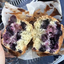 Cornerstone Cafe & Gallery - Blueberry lemon muffin