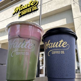 Haute Coffee - Strawberry Matcha and pistachio latte - Coffee & Tea Near Me - Elk Grove, California