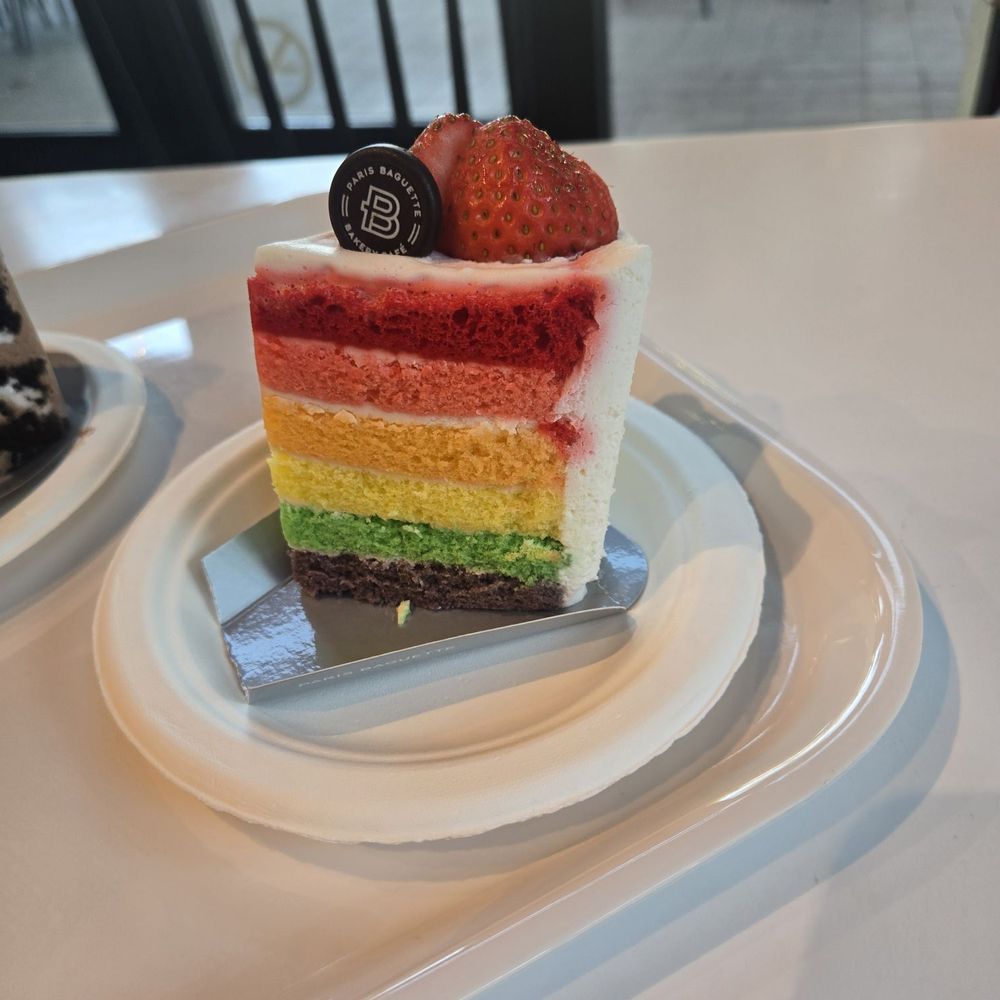 Paris Baguette - Rainbow cake - Coffee & Tea Near Me - West Covina, California Paris Baguette - Rainbow cake - Coffee & Tea Near Me - West Covina, California