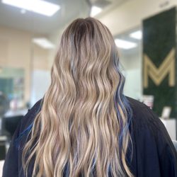 Fleur Beauty Salon - Hair tinsel & extension color pops!