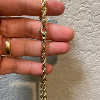Alfredo's Jewelry - 14k solid gold rope chain, 6mm diamond cut - Jewelry Near Me - San Marcos, Texas Alfredo's Jewelry - 14k solid gold rope chain, 6mm diamond cut - Jewelry Near Me - San Marcos, Texas