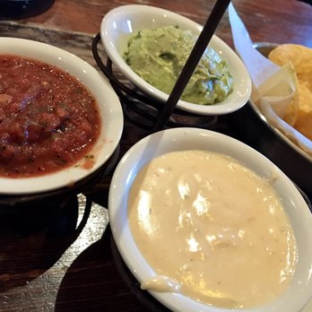 Taco Boy - Appetizer trio - salsa, queso and guacamole with chips. Price (as of Jan 2017) $10 - Mexican Near Me - Summerville, South Carolina Taco Boy - Appetizer trio - salsa, queso and guacamole with chips. Price (as of Jan 2017) $10 - Mexican Near Me - Summerville, South Carolina