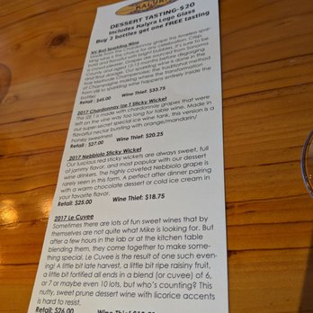 Kalyra Winery - Dessert Wine List, $20 tasting that includes souvenir glass - Wineries Near Me - Buellton, California Kalyra Winery - Dessert Wine List, $20 tasting that includes souvenir glass - Wineries Near Me - Buellton, California