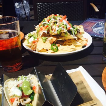 ViewHouse Ballpark - Chicken nachos, mahi mahi tacos in the foreground - Breakfast & Brunch Near Me - Denver, Colorado ViewHouse Ballpark - Chicken nachos, mahi mahi tacos in the foreground - Breakfast & Brunch Near Me - Denver, Colorado