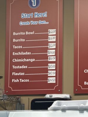 Menu photo 1 Burritos Yardley, PA