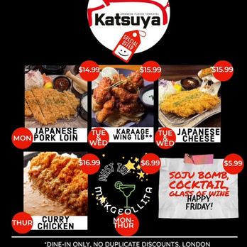 Katsuya - Promotion Alert: Daily special!! - Japanese Near Me - London, Ontario