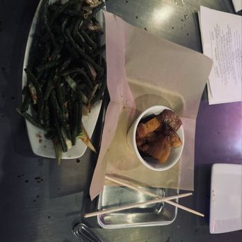 Libations 317 - Green beans and pork belly - Wine Bars Near Me - Raleigh, North Carolina Libations 317 - Green beans and pork belly - Wine Bars Near Me - Raleigh, North Carolina