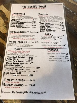Menu photo 2 The Hunger Trailer Poncha Springs, CO Menu photo 2 The Hunger Trailer Poncha Springs, CO
