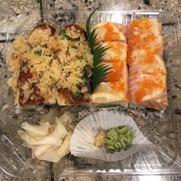Dragon and 49er rolls - tasty but a bit small.  Bill was $27
