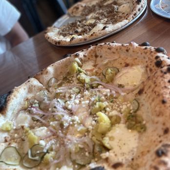 Bufalina Due - Potato and pickle Sausage - Pizza Near Me - Austin, Texas Bufalina Due - Potato and pickle Sausage - Pizza Near Me - Austin, Texas