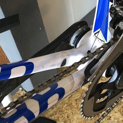 Indigenous Wheel - Chain stay rub through paint