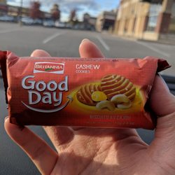 7-Eleven - It's a good day trying these Good Day cashew cookies.