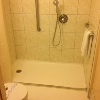 Budget Inn - That is the hand held shower unit that fell off DURING my shower!!! - Hotels Near Me - San Luis Obispo, California Budget Inn - That is the hand held shower unit that fell off DURING my shower!!! - Hotels Near Me - San Luis Obispo, California