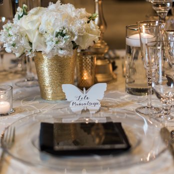 A Monique Affair - NYE Head Table Place Setting -- B.Jones Photography - Wedding Planning Near Me - Oakland, California