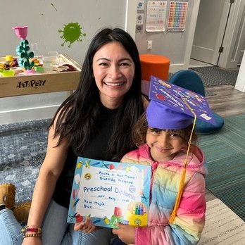 Blueside Preschool - Our daughter's graduation picture with Maestra Rosa. - Preschools Near Me - San Francisco, California Blueside Preschool - Our daughter's graduation picture with Maestra Rosa. - Preschools Near Me - San Francisco, California