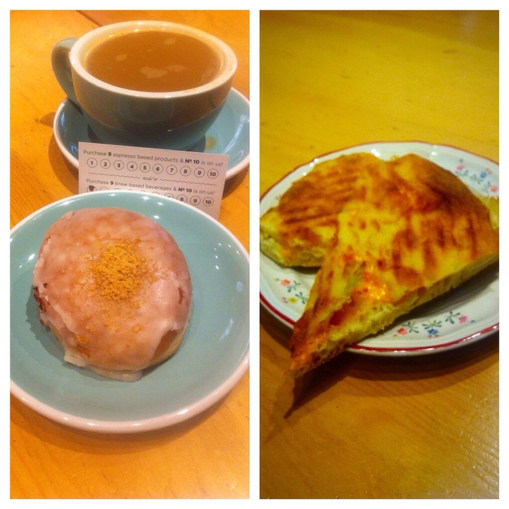 Lit Espresso Bar - Gloryhole Doughnuts are available on weekends; the grilled cheese could use more cheese. - Coffee & Tea Near Me - Toronto, Ontario Lit Espresso Bar - Gloryhole Doughnuts are available on weekends; the grilled cheese could use more cheese. - Coffee & Tea Near Me - Toronto, Ontario