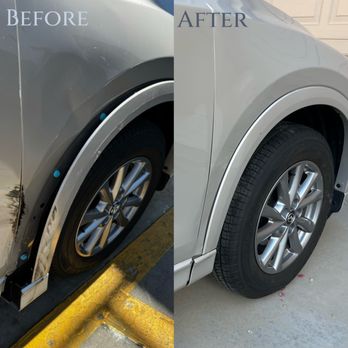 Pure Form PDR - Customer got side swiped 2 weeks after she bought this car new! She was so happy to have it repaired so quickly! #collisionrepair - Body Shops Near Me Pure Form PDR - Customer got side swiped 2 weeks after she bought this car new! She was so happy to have it repaired so quickly! #collisionrepair - Body Shops Near Me