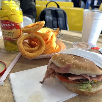 Crown Burgers - Royal Burger (Pastrami Burger) - Burgers Near Me - Denver, Colorado Crown Burgers - Royal Burger (Pastrami Burger) - Burgers Near Me - Denver, Colorado