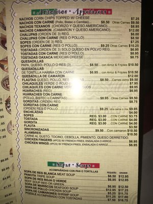 Menu photo 4 Los Girasoles Restaurant Bronx, NY