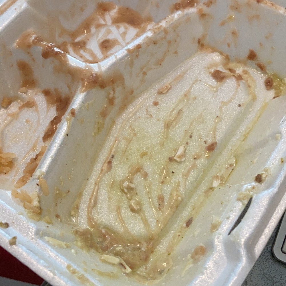 It was so delicious there was nothing left It was so delicious there was nothing left