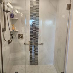 White Elk Flooring - Shower tiling by White Elk Flooring.