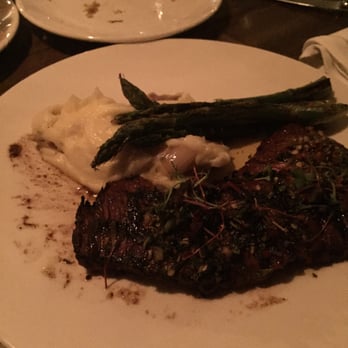 V's restaurant + bar - Skirt steak with chimichuri aauce and mashed potatoes - Mediterranean Near Me - Malibu, California V's restaurant + bar - Skirt steak with chimichuri aauce and mashed potatoes - Mediterranean Near Me - Malibu, California