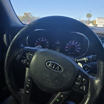 Greg's Complete Auto Repair & Sales - This is how misaligned they returned the wheel. This is straight. - Car Dealers Near Me - Orlando, Florida Greg's Complete Auto Repair & Sales - This is how misaligned they returned the wheel. This is straight. - Car Dealers Near Me - Orlando, Florida