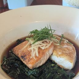 Salmon and sea bass