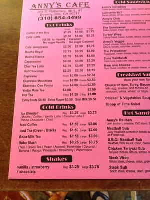 Menu photo 7 Anny's Beverly Hills, CA Menu photo 7 Anny's Beverly Hills, CA